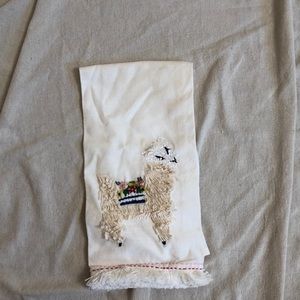 NWOT Anthropologie Llama Kitchen Towel